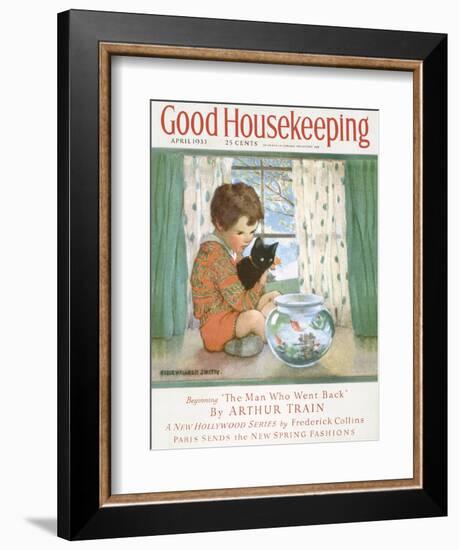 Good Housekeeping, April 1933-null-Framed Art Print