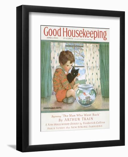 Good Housekeeping, April 1933-null-Framed Art Print