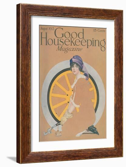 Good Housekeeping, August 1913-null-Framed Art Print