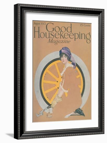 Good Housekeeping, August 1913-null-Framed Art Print