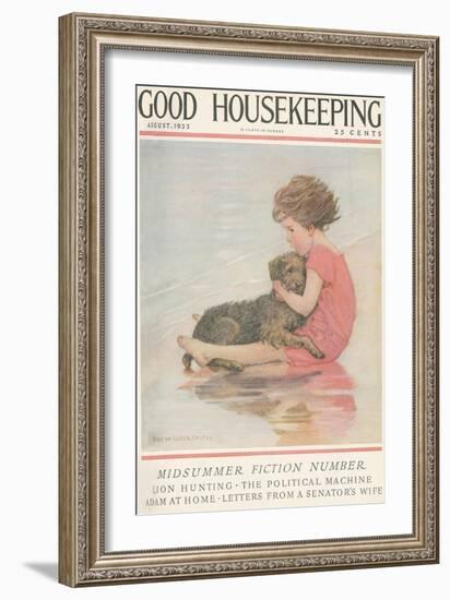 Good Housekeeping, August 1922-null-Framed Art Print