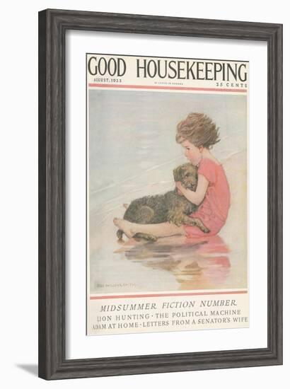 Good Housekeeping, August 1922-null-Framed Art Print