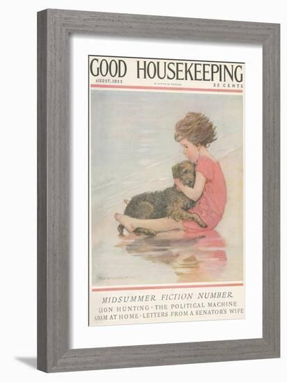 Good Housekeeping, August 1922-null-Framed Art Print