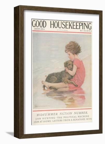 Good Housekeeping, August 1922-null-Framed Art Print