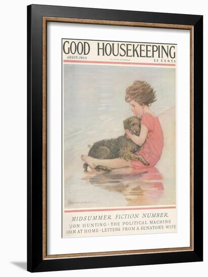 Good Housekeeping, August 1922-null-Framed Art Print