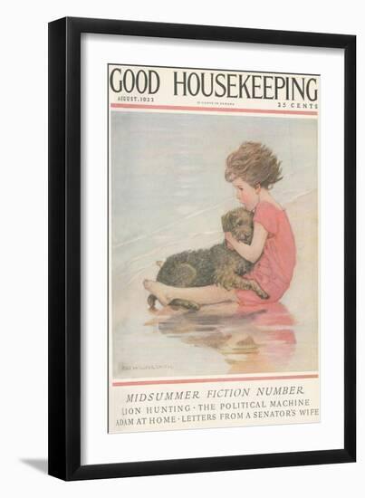 Good Housekeeping, August 1922-null-Framed Art Print