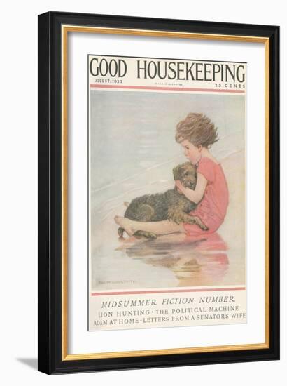 Good Housekeeping, August 1922-null-Framed Art Print