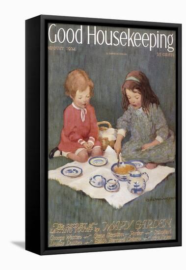 Good Housekeeping, August, 1924-null-Framed Stretched Canvas