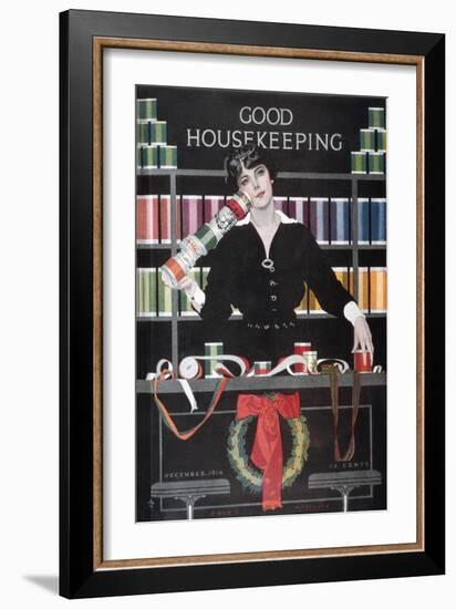 Good Housekeeping, December 1916-null-Framed Art Print