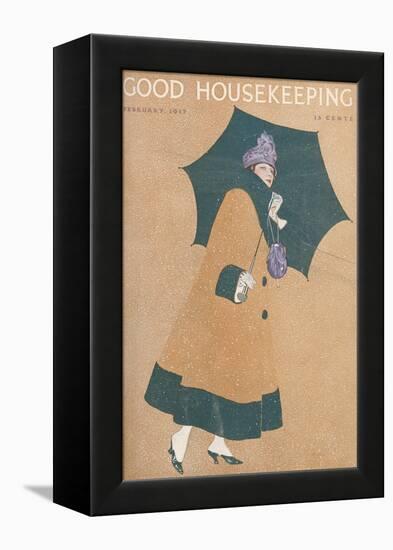 Good Housekeeping, February 1917-null-Framed Stretched Canvas