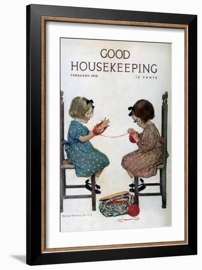 Good Housekeeping, February 1918-null-Framed Art Print