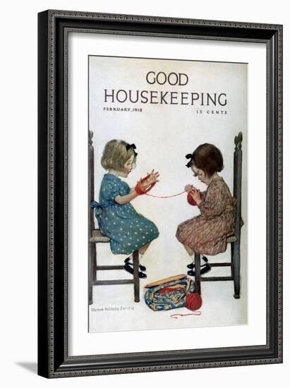 Good Housekeeping, February 1918-null-Framed Art Print