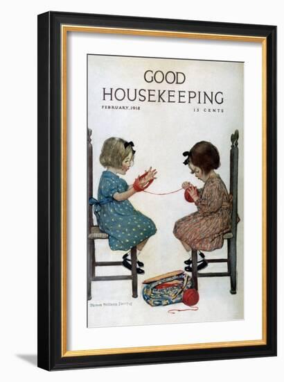 Good Housekeeping, February 1918-null-Framed Art Print