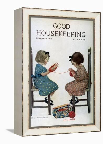 Good Housekeeping, February 1918-null-Framed Stretched Canvas