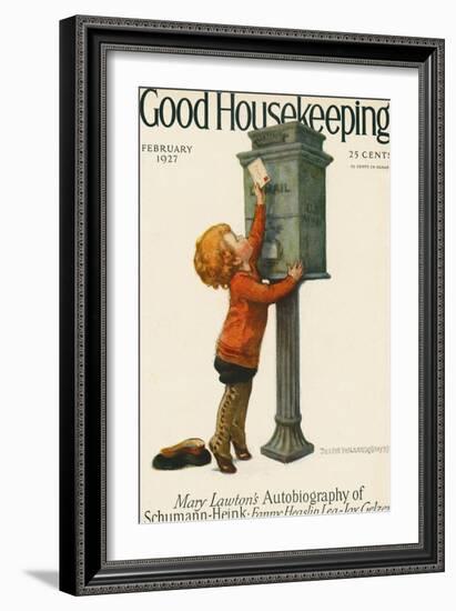 Good Housekeeping, February 1927-null-Framed Art Print