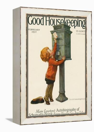 Good Housekeeping, February 1927-null-Framed Stretched Canvas