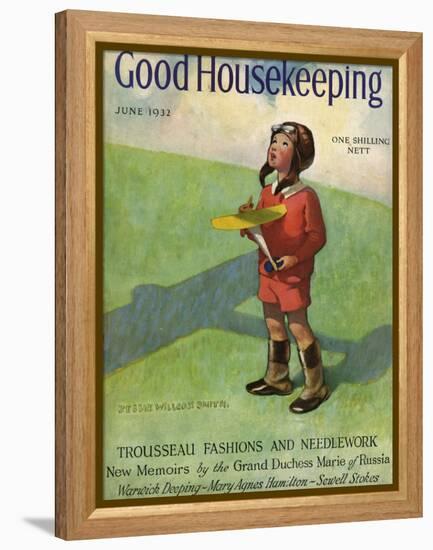 Good Housekeeping Front Cover June 1932-Jessie Willcox-Smith-Framed Premier Image Canvas