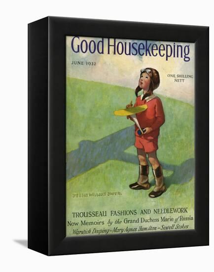 Good Housekeeping Front Cover June 1932-Jessie Willcox-Smith-Framed Premier Image Canvas