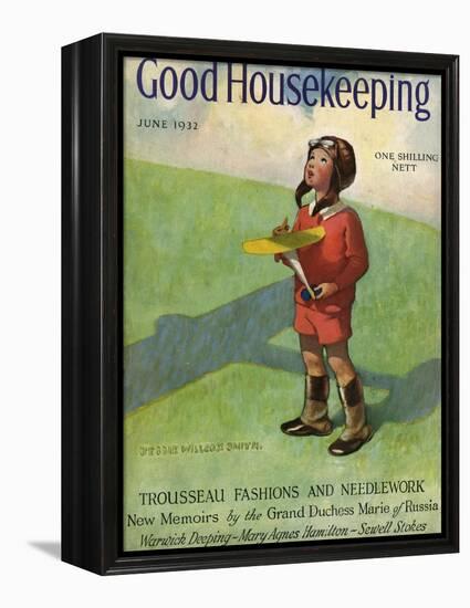 Good Housekeeping Front Cover June 1932-Jessie Willcox-Smith-Framed Premier Image Canvas