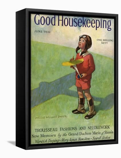 Good Housekeeping Front Cover June 1932-Jessie Willcox-Smith-Framed Premier Image Canvas
