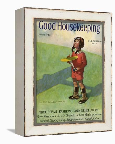 Good Housekeeping Front Cover June 1932-Jessie Willcox-Smith-Framed Premier Image Canvas