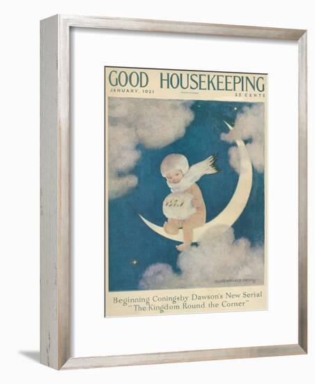 Good Housekeeping, January 1921-null-Framed Art Print