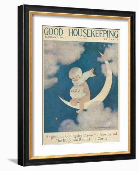 Good Housekeeping, January 1921-null-Framed Art Print