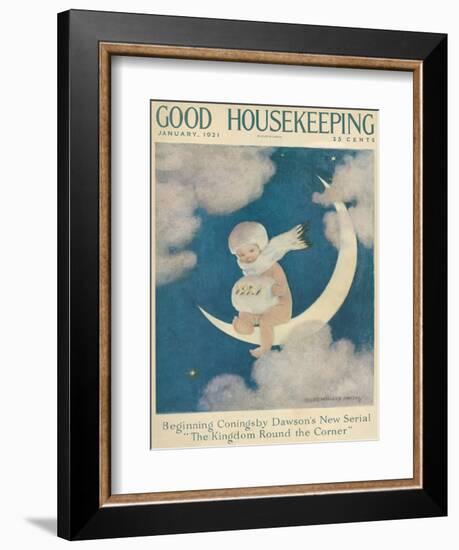 Good Housekeeping, January 1921-null-Framed Art Print