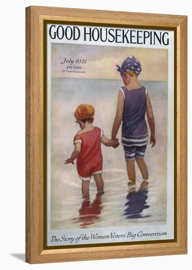 Good Housekeeping, July, 1921-null-Framed Stretched Canvas