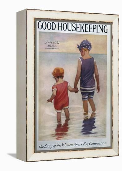 Good Housekeeping, July, 1921-null-Framed Stretched Canvas