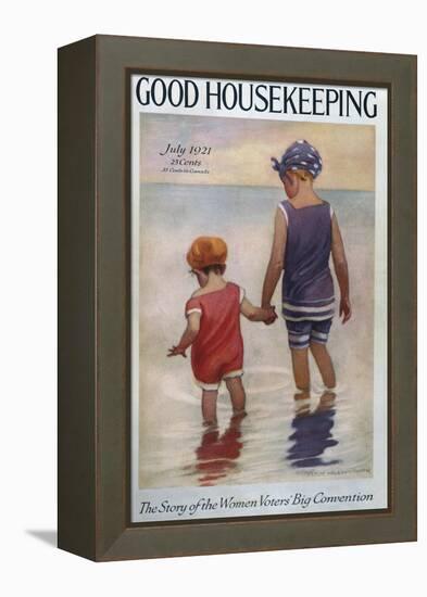 Good Housekeeping, July, 1921-null-Framed Stretched Canvas