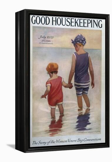 Good Housekeeping, July, 1921-null-Framed Stretched Canvas