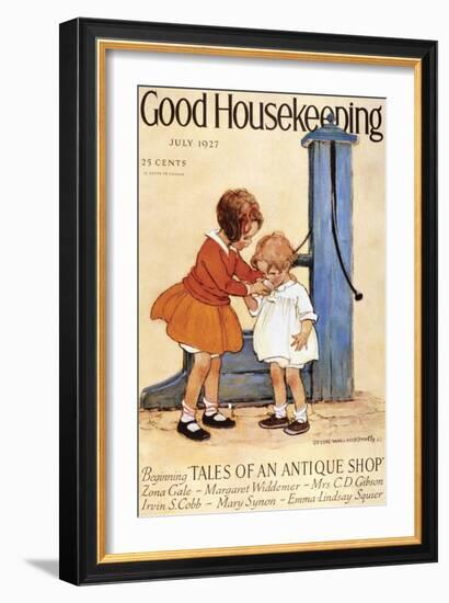 Good Housekeeping, July, 1927-null-Framed Premium Giclee Print