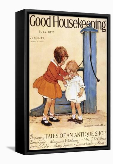 Good Housekeeping, July, 1927-null-Framed Stretched Canvas