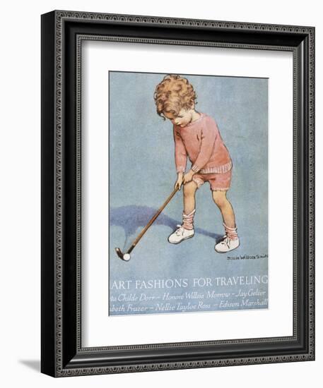 Good Housekeeping, July, 1928-null-Framed Premium Giclee Print