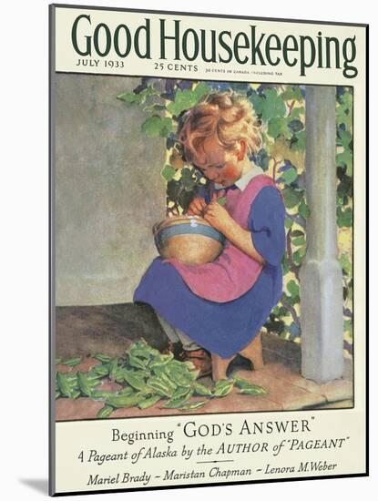 Good Housekeeping, July 1933-null-Mounted Art Print