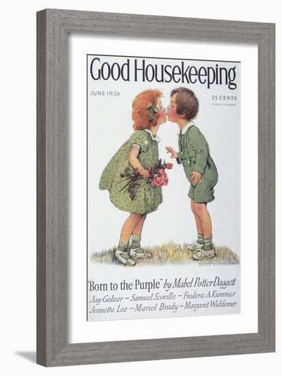 Good Housekeeping, June, 1926-null-Framed Art Print