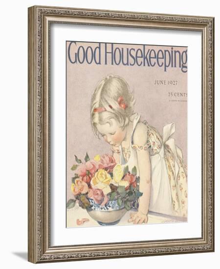 Good Housekeeping, June 1927-null-Framed Art Print