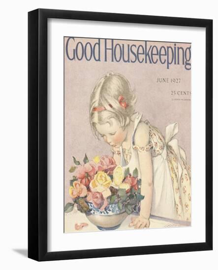 Good Housekeeping, June 1927-null-Framed Art Print