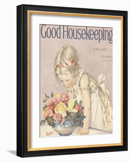 Good Housekeeping, June 1927-null-Framed Art Print