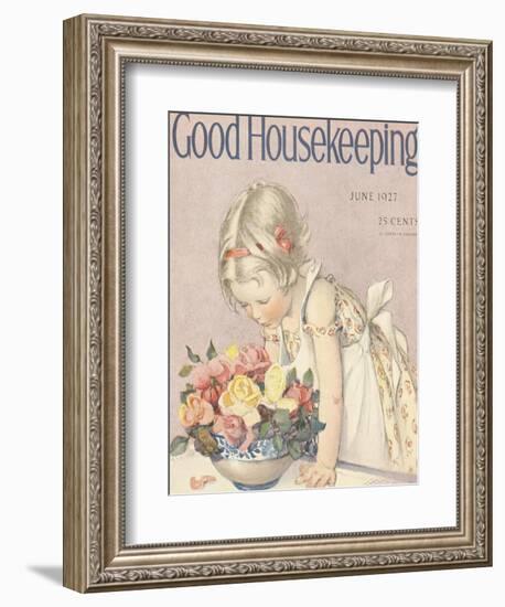 Good Housekeeping, June 1927-null-Framed Art Print