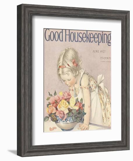 Good Housekeeping, June 1927-null-Framed Art Print