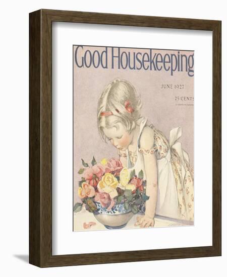 Good Housekeeping, June 1927-null-Framed Art Print