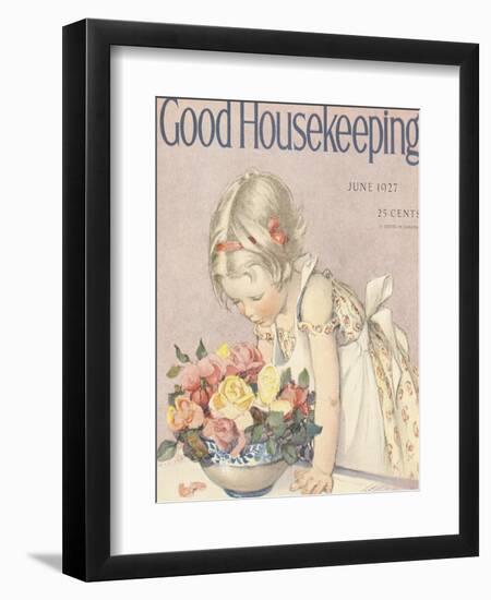 Good Housekeeping, June 1927-null-Framed Art Print