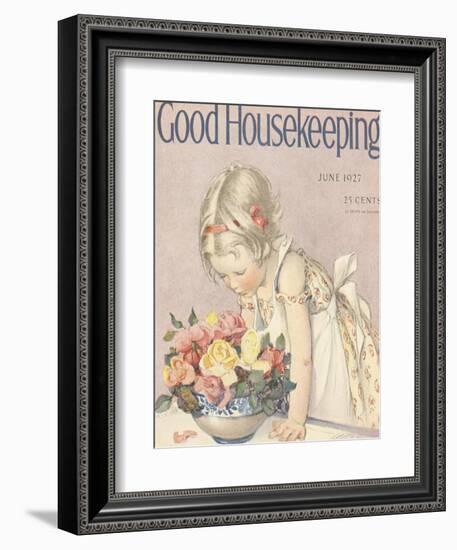 Good Housekeeping, June 1927-null-Framed Art Print