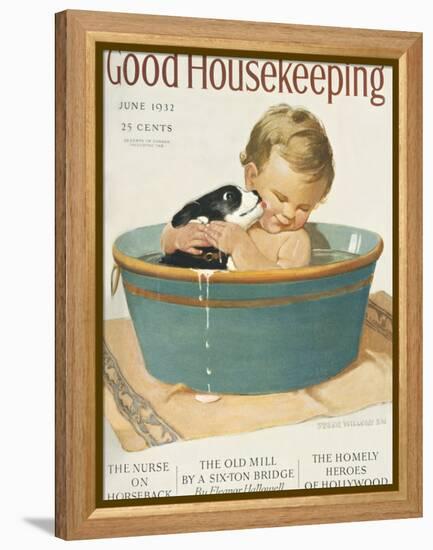 Good Housekeeping, June, 1932-null-Framed Stretched Canvas