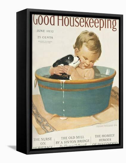 Good Housekeeping, June, 1932-null-Framed Stretched Canvas