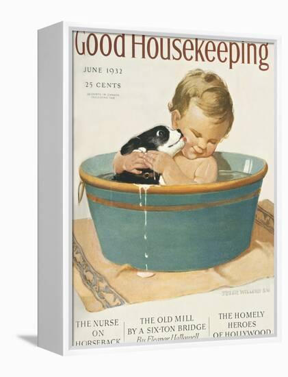 Good Housekeeping, June, 1932-null-Framed Stretched Canvas