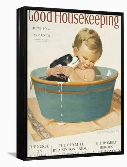 Good Housekeeping, June, 1932-null-Framed Stretched Canvas