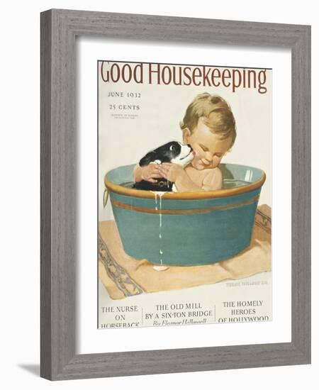 Good Housekeeping, June, 1932-null-Framed Premium Giclee Print